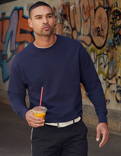 Lightweight Set-In Sweat - Sweat Shirts - Basic Sweats - Fruit of the Loom Azure Blue