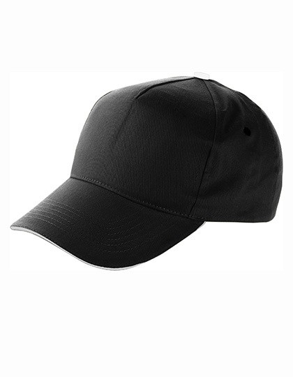 Baseball-Cap Anfield - Caps - 5-Panel-Caps - Printwear Black - White