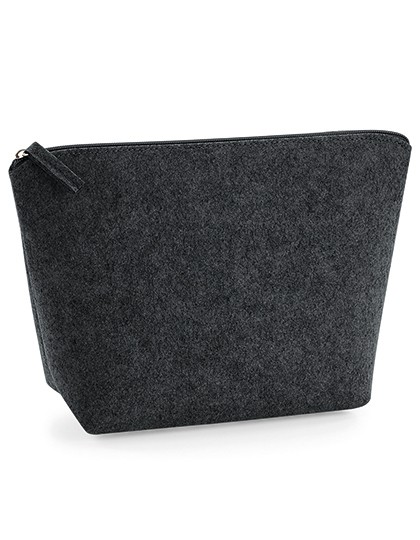 Felt Accessory Bag - BagBase Charcoal Melange