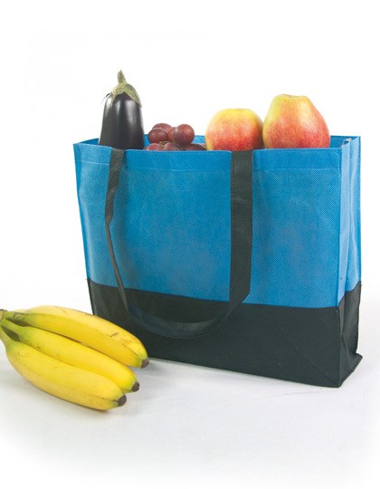 Einkaufstasche Duo - Baumwoll- & PP-Taschen - Jute-Taschen - Printwear Light Blue - Black