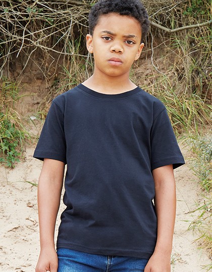 Kids` Super Soft T - Kinderbekleidung - Kinder T-Shirts - Mantis Kids Black - Heather Grey Melange