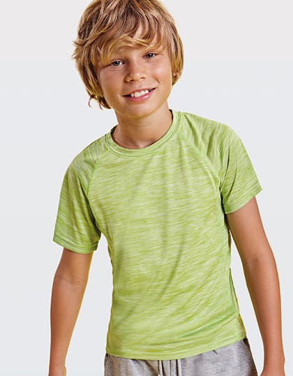 Austin Kids T-Shirt - Roly Sport Black Melange 243