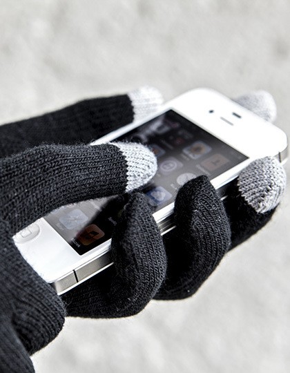 Gloves Touch - Winteraccessoires & Mützen - Handschuhe - Printwear Black