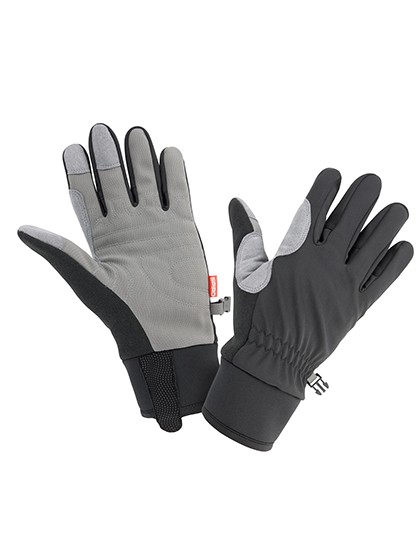 Unisex BIKEWEAR Long Gloves - Activity Concepts - Spiro Breathe to Perform - SPIRO Black - Grey