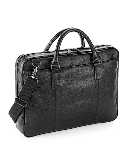 NuHide® Slimline Laptop Brief - Quadra Black