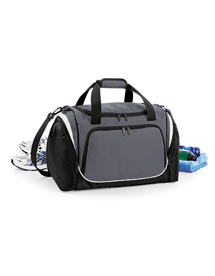 Pro Team Locker Bag - Freizeittaschen - Sport- & Reisetaschen - Quadra Black - Light Grey