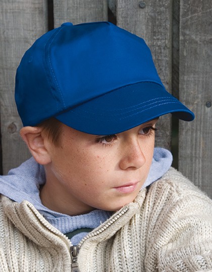 Junior Cotton Cap - Kinderbekleidung - Kinder Caps & Mützen - Result Headwear Black