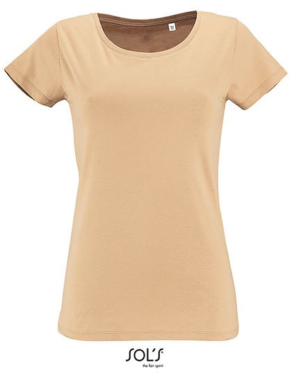 Women`s Short Sleeved T-Shirt Milo - Fashion T-Shirts - Rundhals - SOL´S Pure Grey