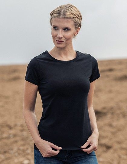 Women´s Luxury Roundneck Tees - HRM Black