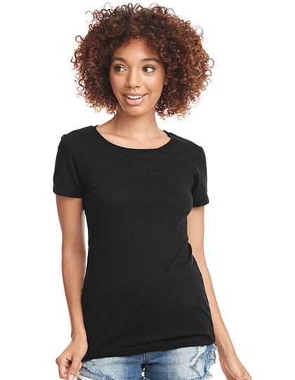 Ladies` Ideal T-Shirt - Next Level Apparel Black