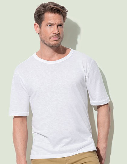 Slub Organic T-Shirt - Fashion T-Shirts - Rundhals - Stedman® White