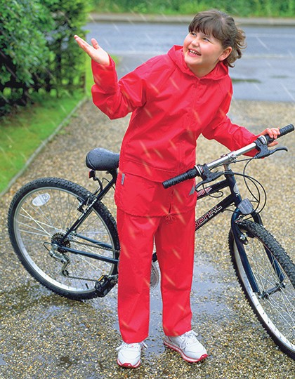 Junior Waterproof Jacket & Trouser Set - Kinderbekleidung - Kinder Regenschutz - Result Navy
