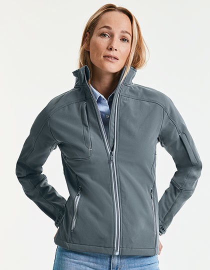 Ladies` Bionic Softshell Jacket - Jacken - Jacken (Softshell) - Russell Black