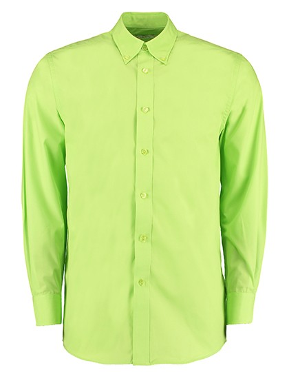 Men`s Classic Fit Workforce Shirt Long Sleeve - Business - Hemden & Blusen (Popeline) - Kustom Kit Black