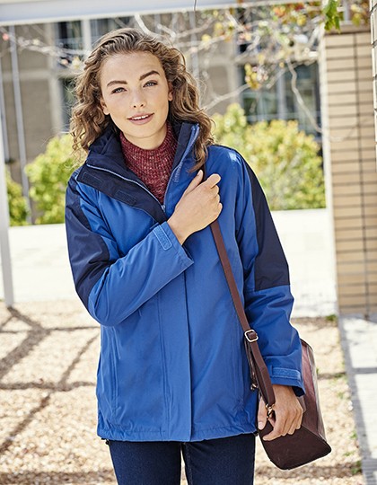 Women`s Defender III 3-in-1 Jacket - Jacken - Jacken (Systemjacken: Wasserdicht) - Regatta Professional Black - Seal Grey (Solid)