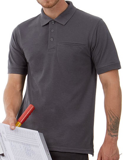 Energy Pro Polo - Workwear Concepts - B&C Pro Collection - B&C Pro Collection Black
