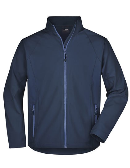 Men`s Softshell Jacket - Jacken - Jacken (Softshell) - James+Nicholson Azur