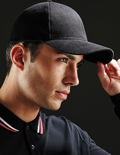 Signature Stretch-Fit Baseball Cap - Caps - 6-Panel-Caps - Beechfield Black
