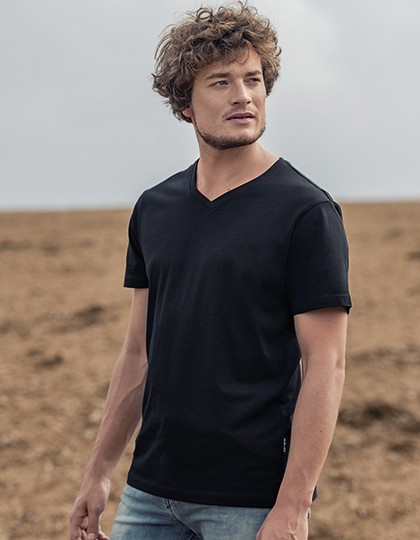 Men´s Luxury V-Neck Tees - HRM Black