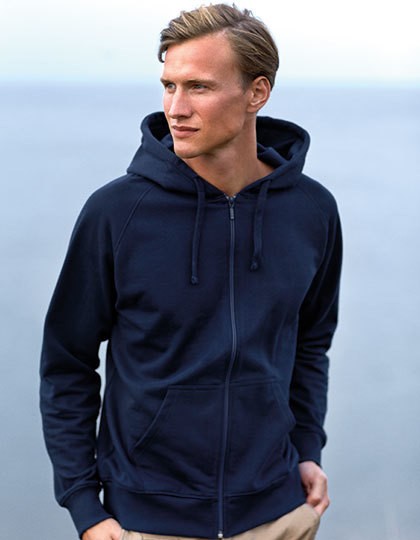 Men`s Zip Hoodie - Sweat Shirts - Hooded Jackets - Neutral Black