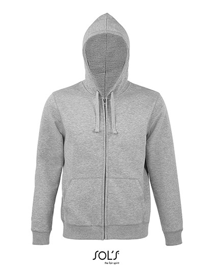 Men´s Zip Hoodie Spike - SOL´S Heather Grey Melange