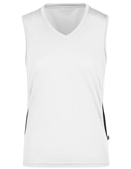 Ladies` Running Tank - Activity Concepts - James & Nicholson - James+Nicholson Black - Red