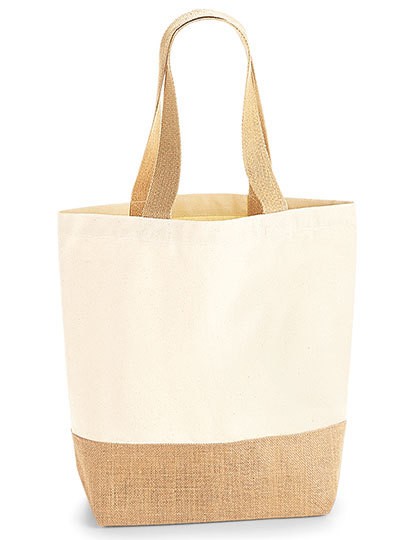 Jute Base Canvas Shopper - Westford Mill Natural