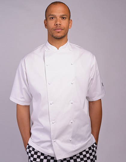 Executive Jacket Short Sleeve - Le Chef White