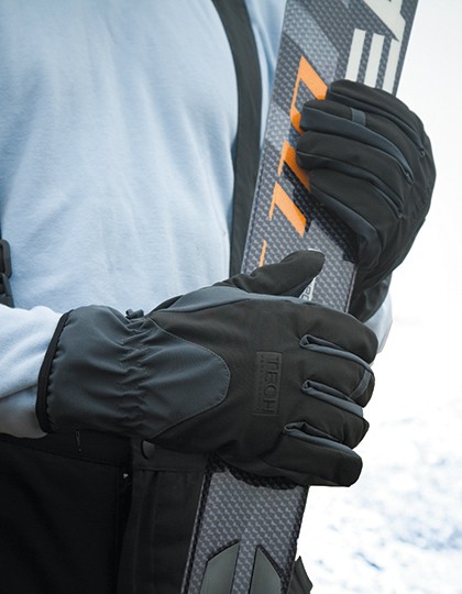 Tech Performance Sport Gloves - Winteraccessoires & Mützen - Handschuhe - Result Winter Essentials Black - Black