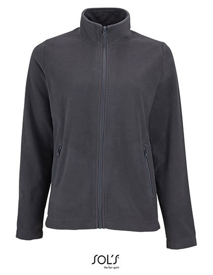 Women`s Plain Fleece Jacket Norman - Fleece - Fleece Jacken - SOL´S Red