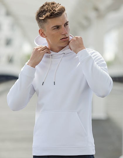 Sports Polyester Hoodie - Sweat Shirts - Hooded Sweats - Just Hoods Arctic White