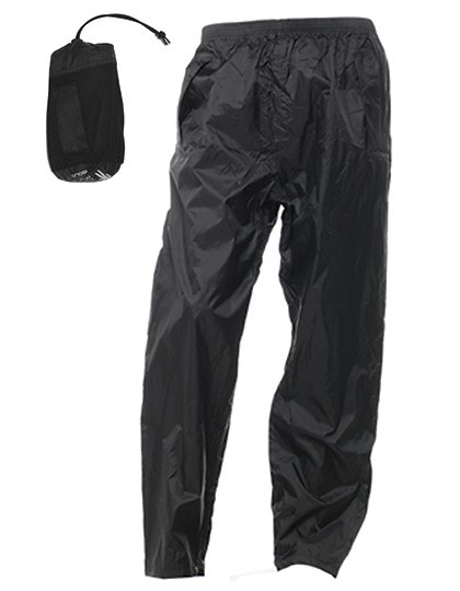 Pro Packaway Breathable Overtrouser - Hosen & Röcke - Regenhosen - Regatta Professional Black