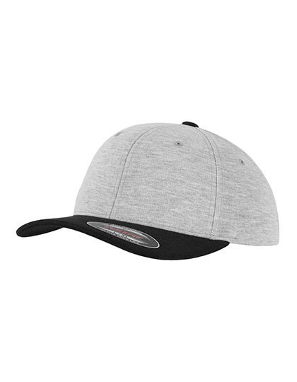 Flexfit Double Jersey 2-Tone Cap - Caps - 6-Panel-Caps - FLEXFIT Grey - Black