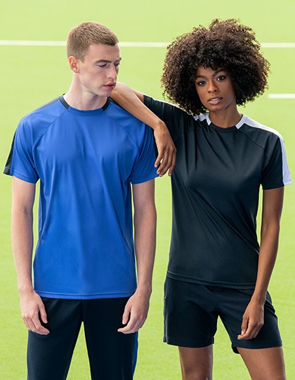 Unisex Team T-Shirt - Finden+Hales Black - Gunmetal Grey