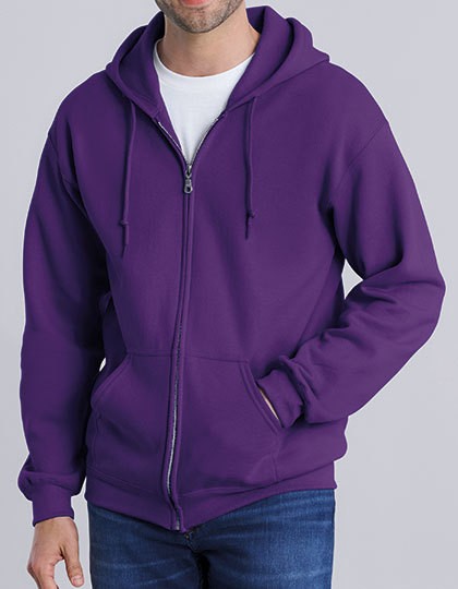 Heavy Blend™ Full Zip Hooded Sweatshirt - Sweat Shirts - Hooded Jackets - Gildan Ash (Heather)