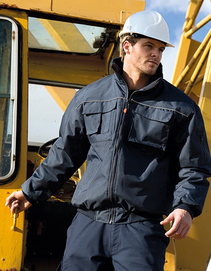 Sabre Pilot Jacket - Workwear Concepts - Result Work-Guard - WORK-GUARD Black