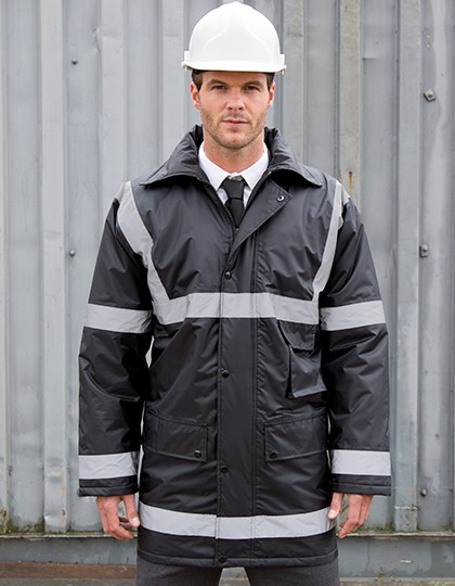 Management Coat - Workwear Concepts - Result Work-Guard - WORK-GUARD Black