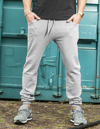 Heavy Deep Crotch Sweatpants - Hosen & Röcke - Jogging- & Freizeithosen - Build Your Brand Black