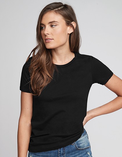 Ladies` Boyfriend Tee - Next Level Apparel Black